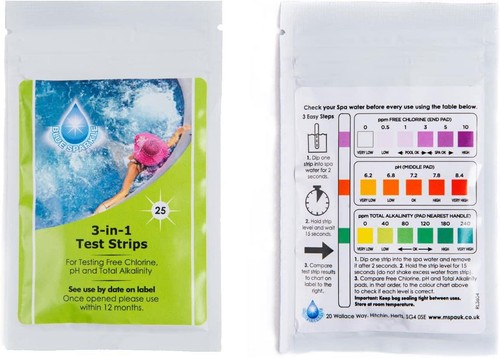 Kit strisce tester acqua - tester, ph