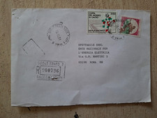 ITALIA REPUBBLICA 1988 BUSTA STORIA POSTALE CIAO COPPA DEL   MONDO  CALCIO