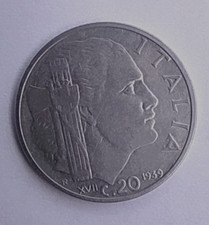20 CENTESIMI 1939 IMPERO VITTORIO EMANUELE III ANTIMAGNETICA