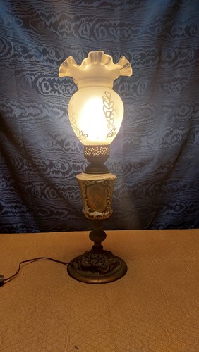 Lampada stile capodimonte - lampada,