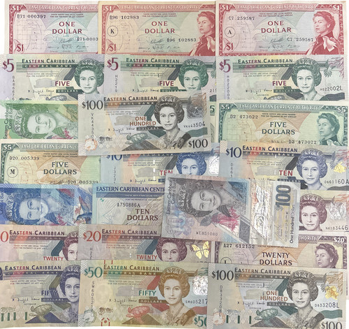 Banconote dollaro dei caraibi - banconote,