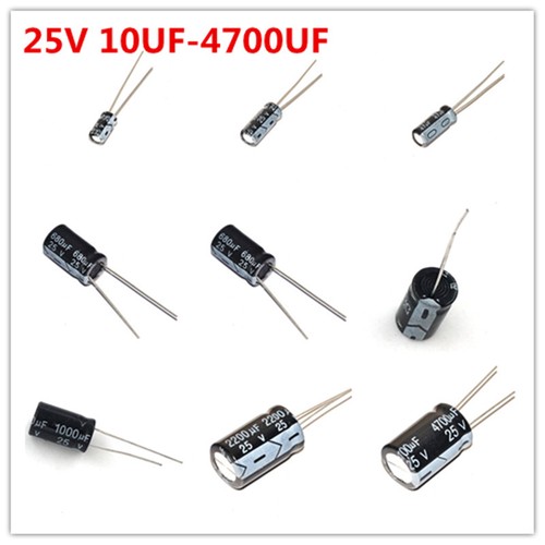 Condensatori elettrolitici 25v - condensatori,