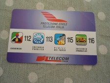 SCHEDE TELEFONICHE - PR - PROTEZIONE CIVILE - GOLDEN 218 NUOVA 