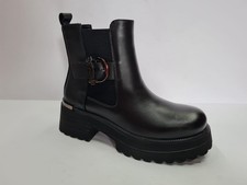 4US Tronchetto Donna In Pelle Con Elastici Laterali By Cesare Paciotti - NER (Ne