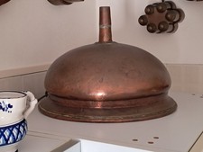 REGALO! STUPENDA, IMBUTO -SALVAVINA BOLOGNESE IN RAME DEL 1700!