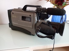 Panasonic S-VHS Reporter AG-455 Pro Line videocamera funzionante very rare