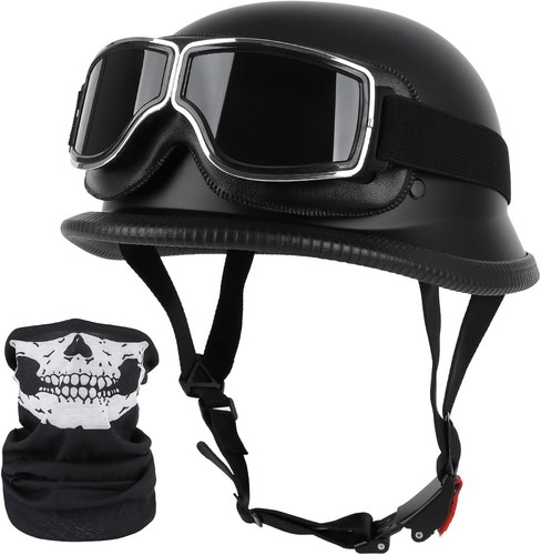 Casco moto stile tedesco - casco,