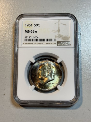 Mezzo dollaro kennedy 1964 ngc - mezzo,