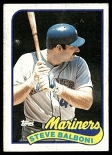1989 topps steve balboni - 1989,