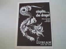 advertising Pubblicità 1974 LUBIAM