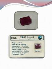 Berillo rosso taglio smeraldo 4,50 ct
