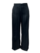 Pantaloni Dritti Neri Renna