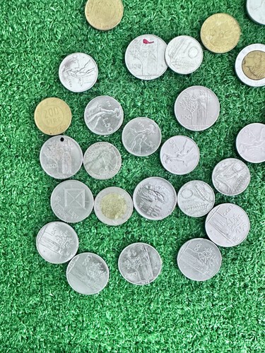 Lotto monete vecchie lire - lotto,