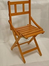 Sedia Legno Bambino Pieghevole Anni 60 In Stile Reguitti Vintage