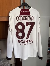 Maglia Candreva #87 Salernitana Calcio Zeus Maniche Lunghe Bianca Away (Tg. L)