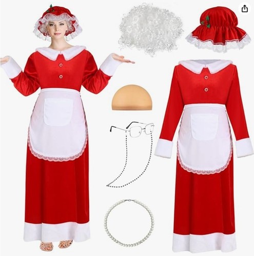 Costume signora claus adulto - signora,