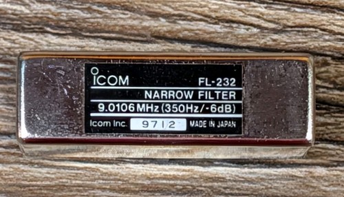 Filtro stretto icom 232 - icom, fl-232