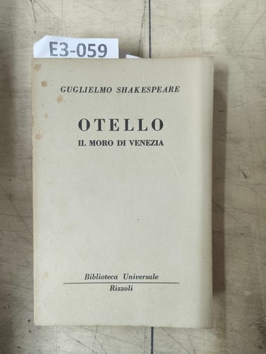 Otello moro venezia - il,