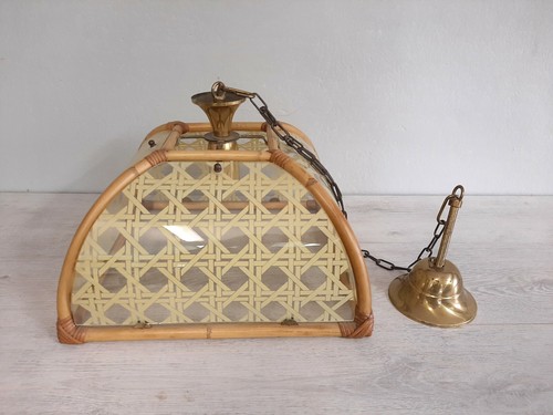 Lampadario bamboo vetro - in,