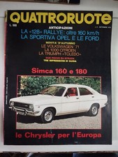 1970 09 QUATTRORUOTE SETTEMBRE