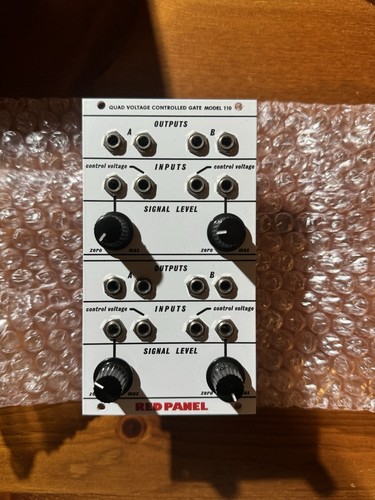 Buchla red panel - red, model
