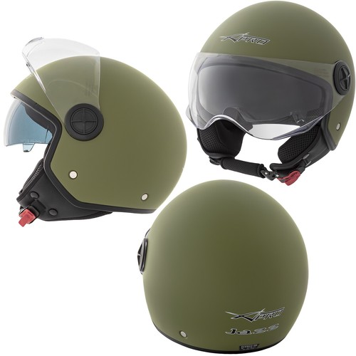 Casco jet moto aperto visiera - jet,