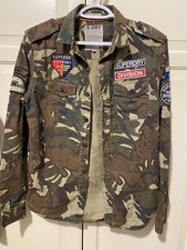 Superdry Original Patch Patrol Edition Shirt Camicia Uomo,taglia S.Perfetta