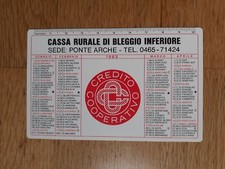 Calendario tascabile Cassa