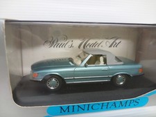 MINICHAMPS 1/43 MERCEDES 350 SL CABRIO SOFT TOP