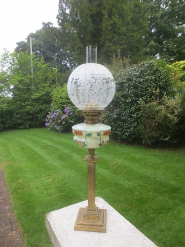 Antique brass glass - brass,