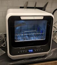 Klarstein Amazonia mini lavastoviglie nera portatile da banco, con o senza tubo