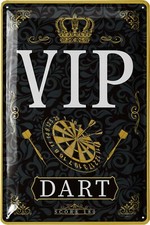 Targa in latta retrò VIP DART