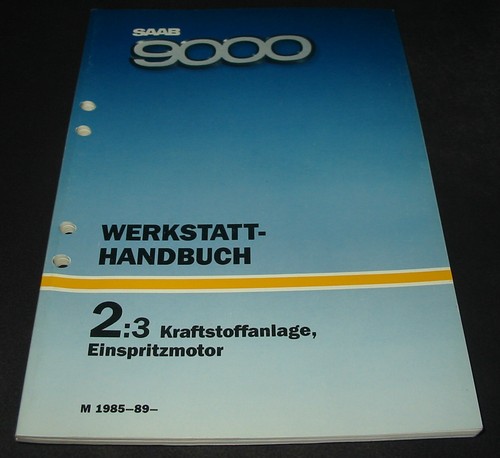 Werkstatthandbuch saab 9000 - saab,