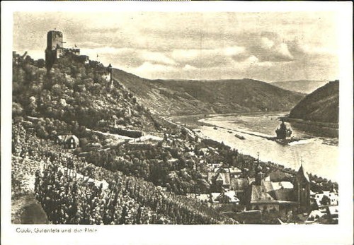 Caub gutenfels non viaggiata - caub,