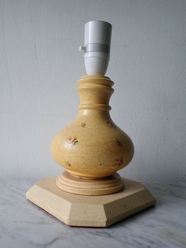 Lampada vintage legno - , in