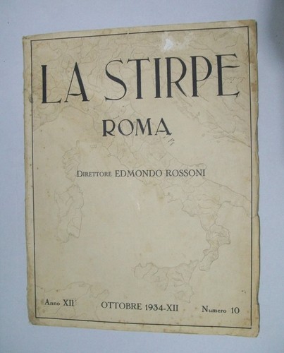 Stirpe rivista nazionale - stirpe,