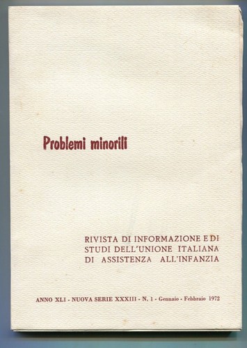 Problemi minorili anno xli 1 - minorili, n.1