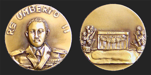 Medaglia artigianale umberto - medaglia,