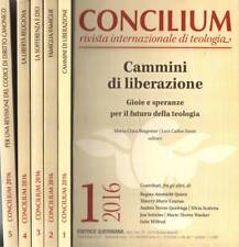 Concilium Anno 2016. Rivista internazionale di teologia. AA.VV. 2016. .