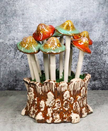 Set porta funghi ceramica - set, in