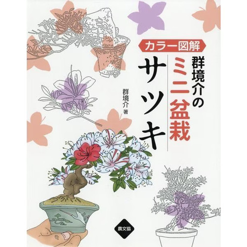 Color illustrated mini bonsai - color,