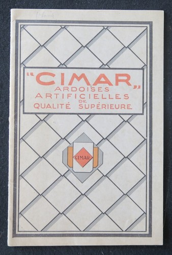 Catalogue 1923 cimar ardoise - catalogue,