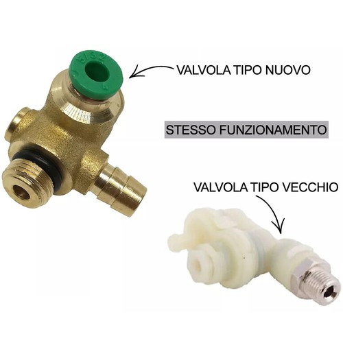 Valvola acqua vie ricambio - valvola,