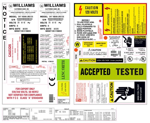 Indiana jones set - (williams),