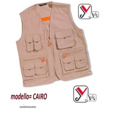 GILET MULTITASCHE ESTIVO TG.XL VEGA BEIGE