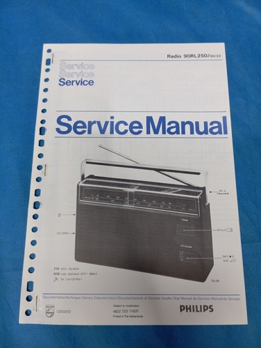 Radio philips 90rl250 - radio,