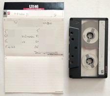 Mc Sony Ux 46 Ux46  Musicassetta Vintage Compact Cassette Audiotape Usata Rara A