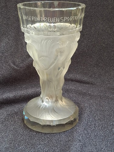 Vaso coppa vetro - , boemia