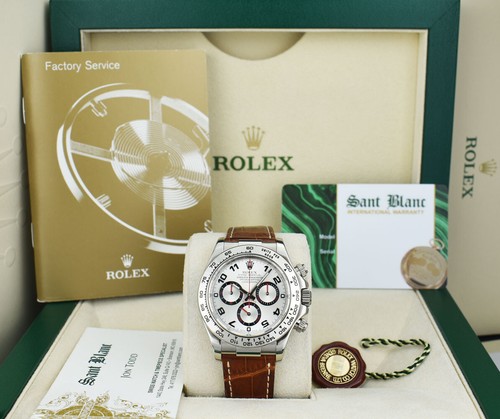 Rolex 18kt white gold daytona - rolex,