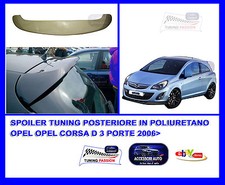 Alettone Spoiler Tuning  Posteriore Opel Corsa D 3 Porte 2006> Accessori Auto